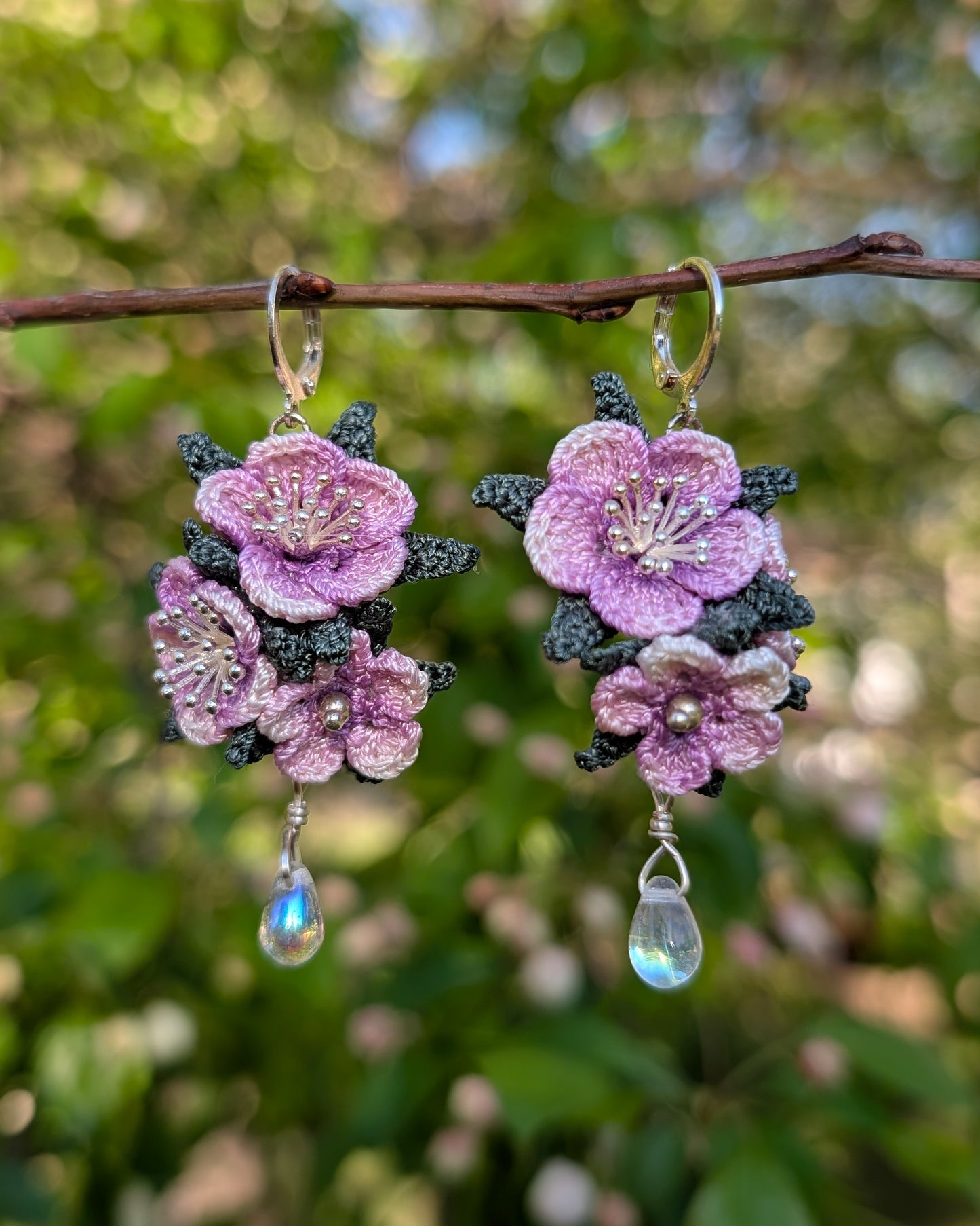 Blossom Micro Crochet Earrings