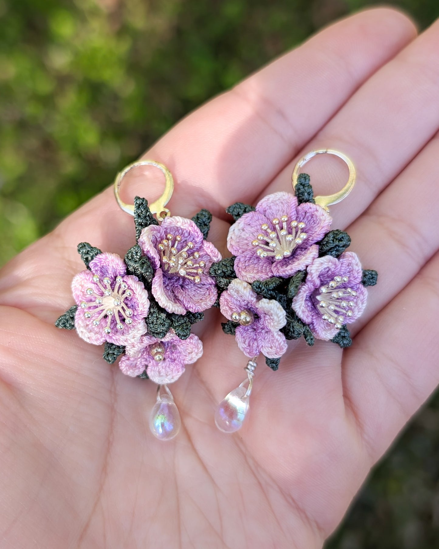 Blossom Micro Crochet Earrings